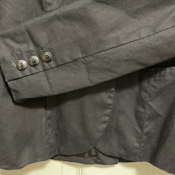 [𝅺rw&co] Black Cotton Blazer - Picture 5 of 14